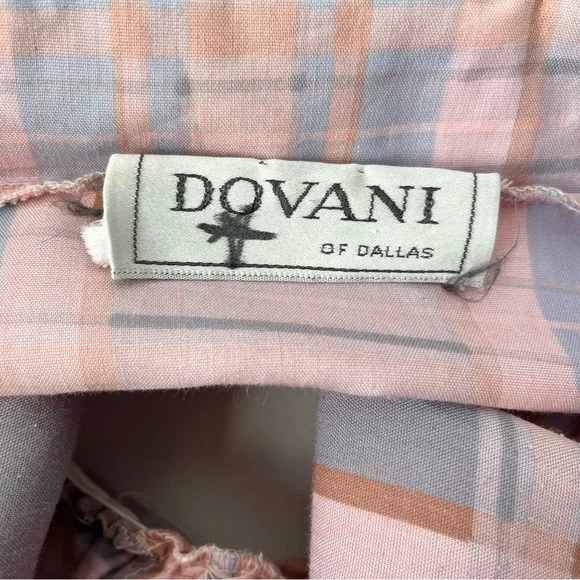 Pink Plaid 80s Midi Dress - Picture 10 of 10